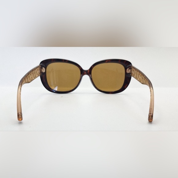 Coach HC8076 Tortoise Oval Sunglasses Frames Only - Picture 6 of 8